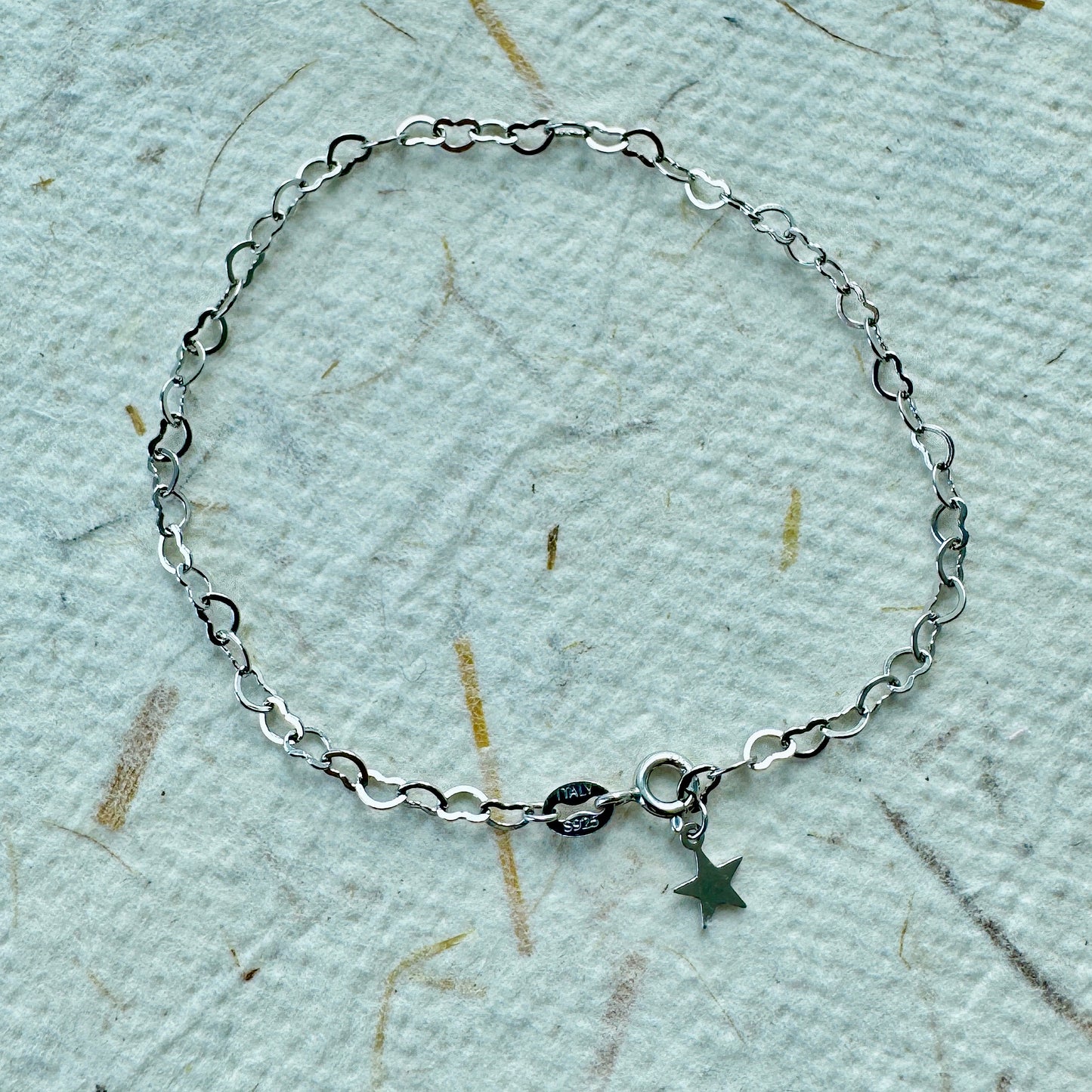 Charm Bar Base Bracelet - 18K Gold Plated 925 Silver