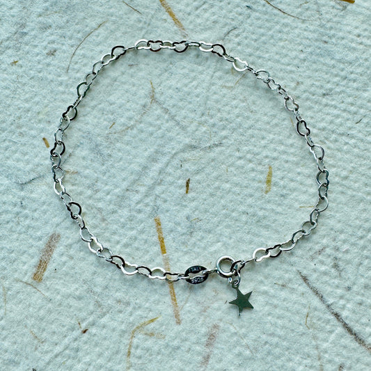 Charm Bar Base Bracelet - 18K Gold Plated 925 Silver