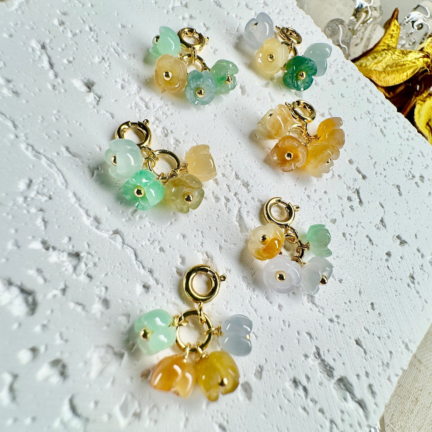 Osmanthus Jadeite Charms