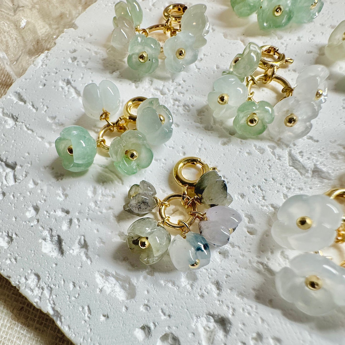 Osmanthus Jadeite Charms