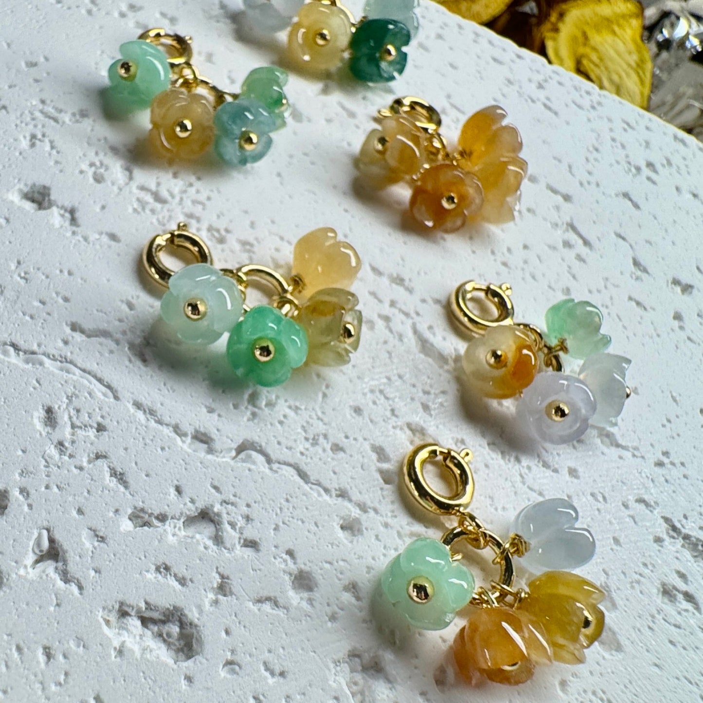 Osmanthus Jadeite Charms