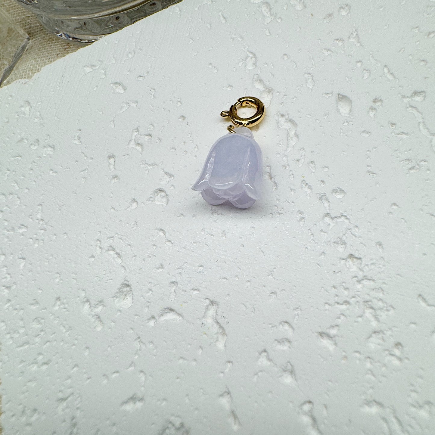 Wild Bluebell Jadeite Charm